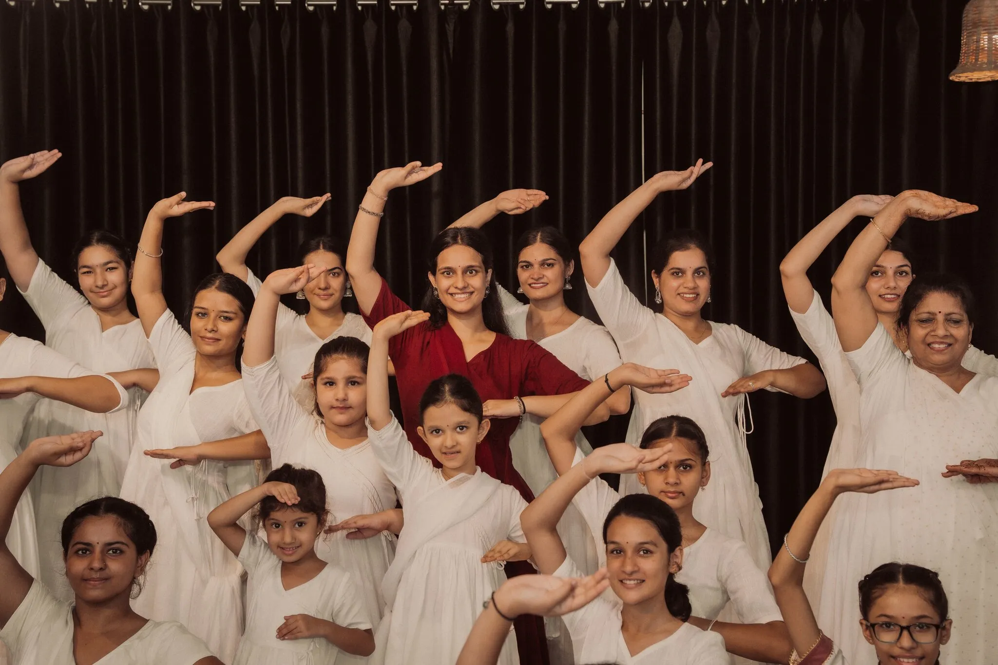 Kathak students together